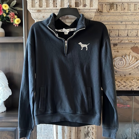 PINK Victoria's Secret Tops - Victoria’s Secret Pink small quarter zip